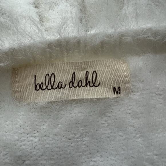 Anthroplogie Bella Dahl oversized Fuzzy Longline Cardigan Sweater Sz M Pockets - Picture 8 of 12